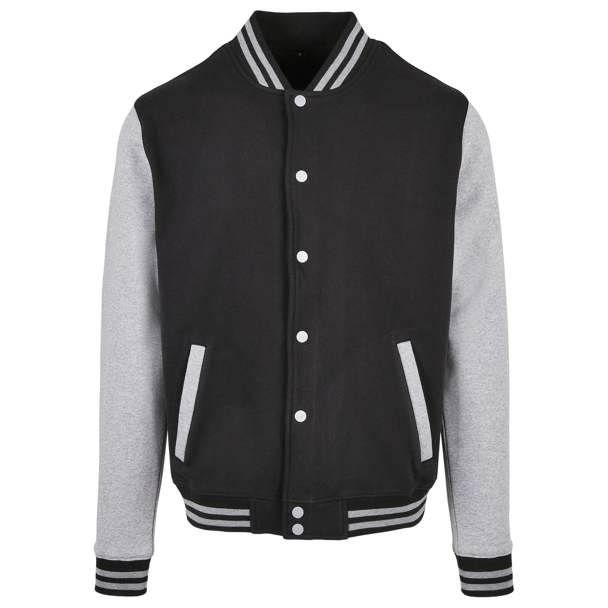 Build Your Brand Mens Basic College Jacket