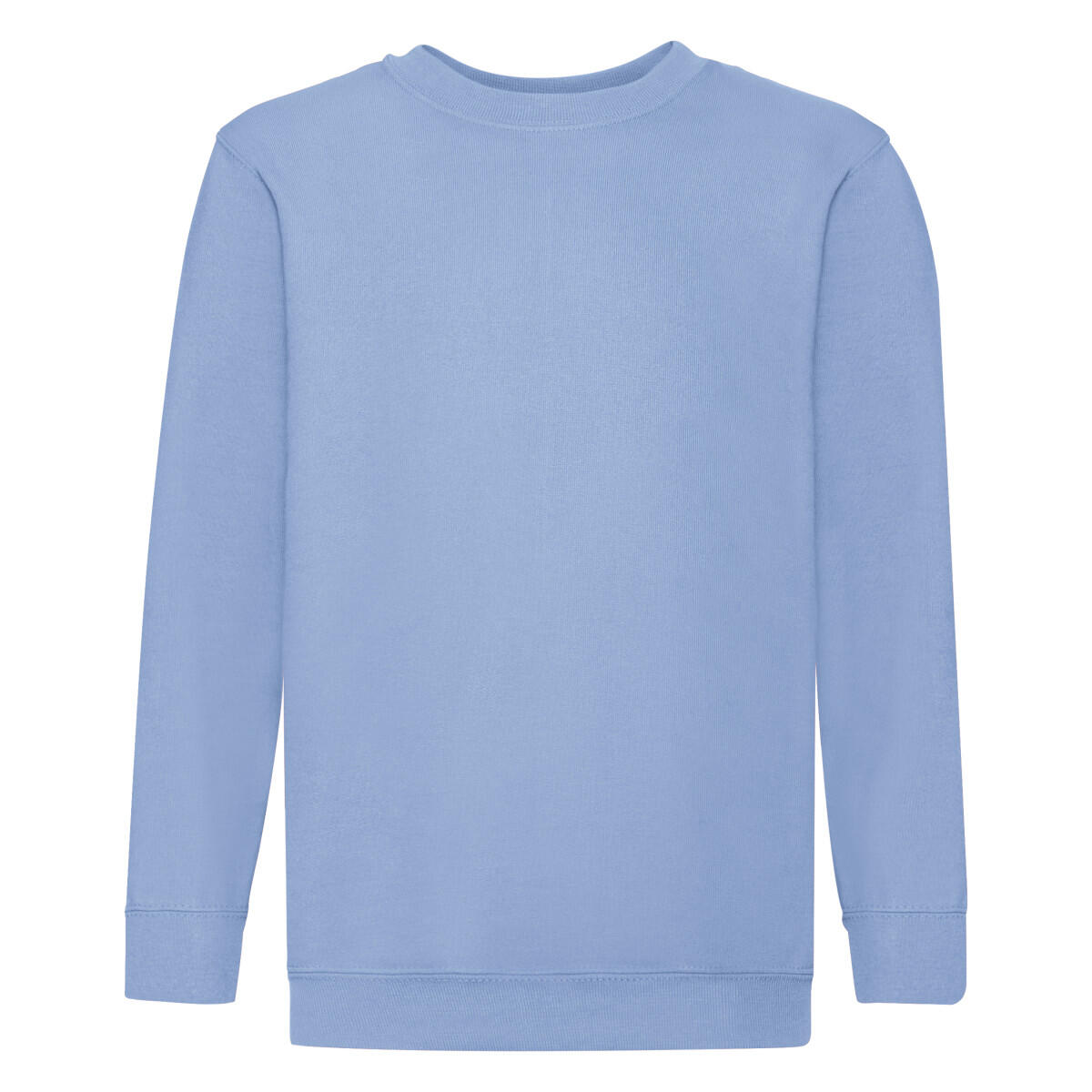 Fruit Of The Loom Childrens Unisex Set In Sleeve Sweatshirt