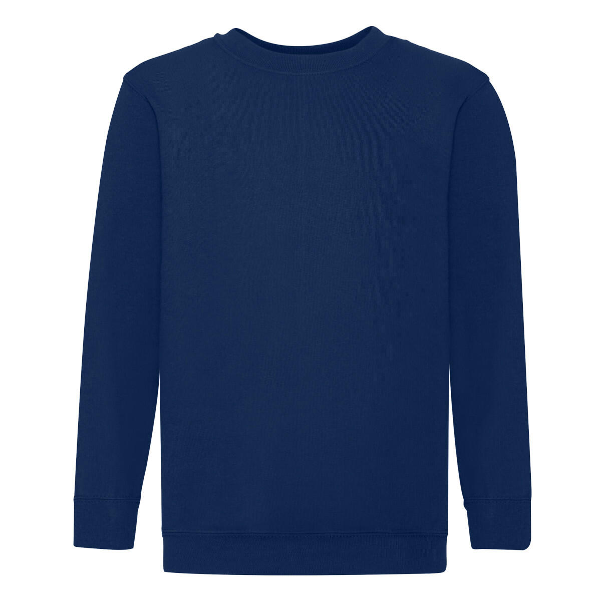 Fruit Of The Loom Childrens Unisex Set In Sleeve Sweatshirt