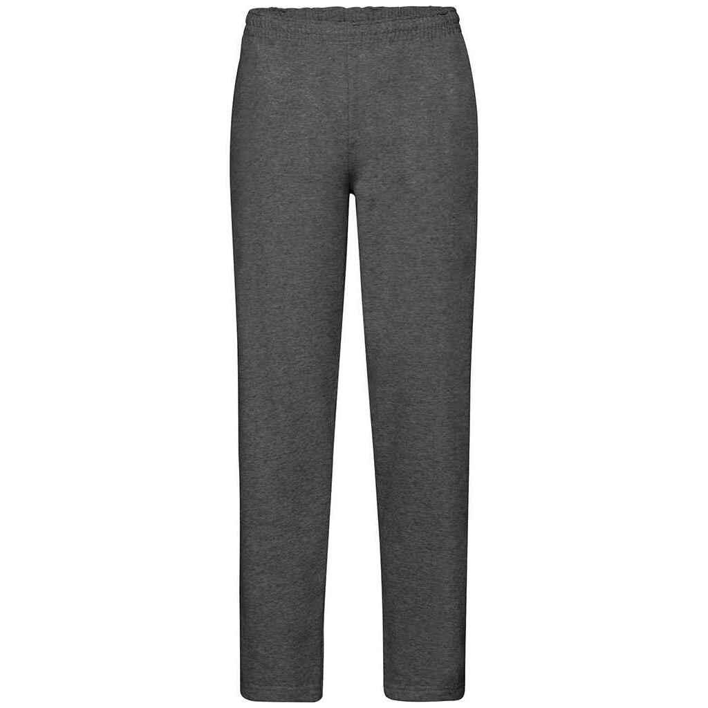 Fruit of the Loom Unisex Adult Classic Heather Open Hem Jogging Bottoms
