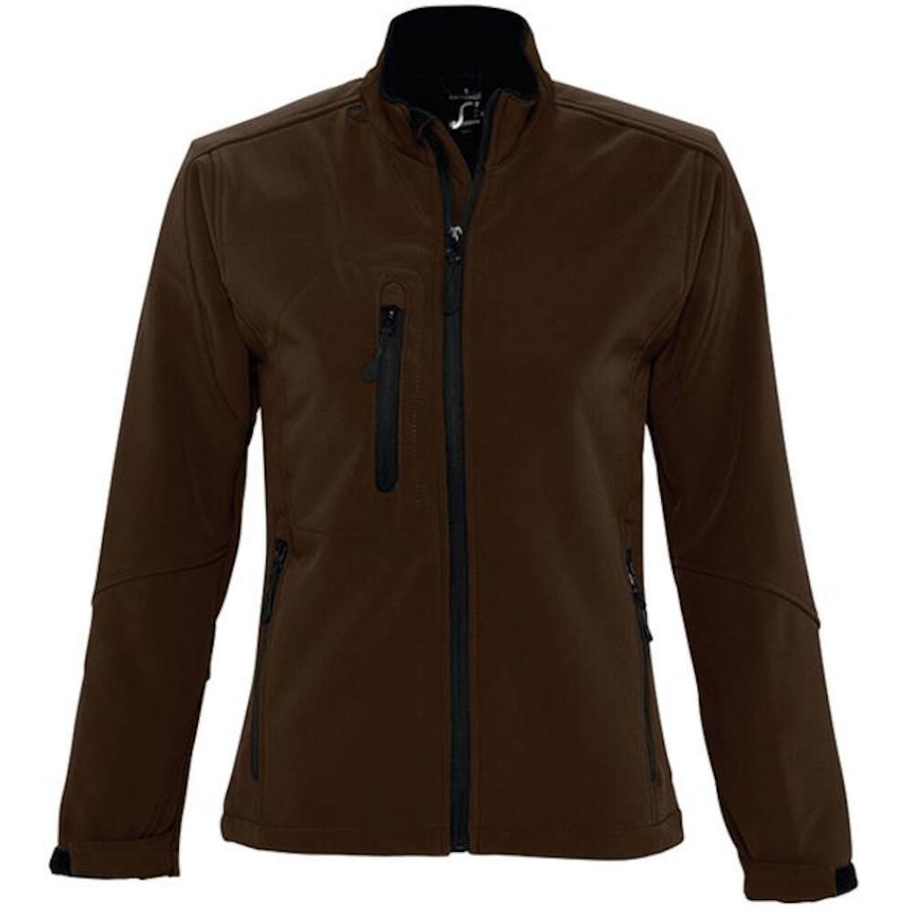 SOLS Womens/Ladies Roxy Soft Shell Jacket (Breathable, Windproof And Water