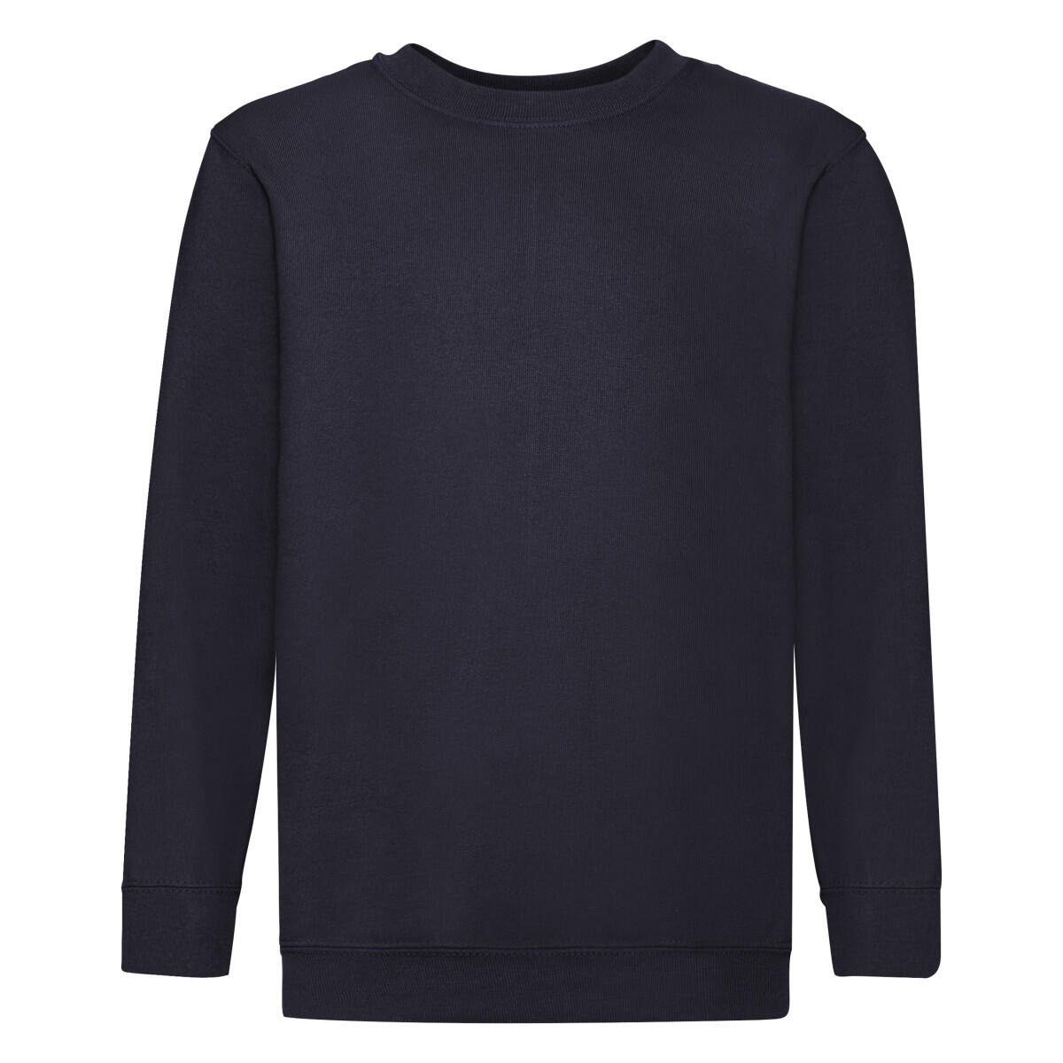 Fruit Of The Loom Childrens Unisex Set In Sleeve Sweatshirt