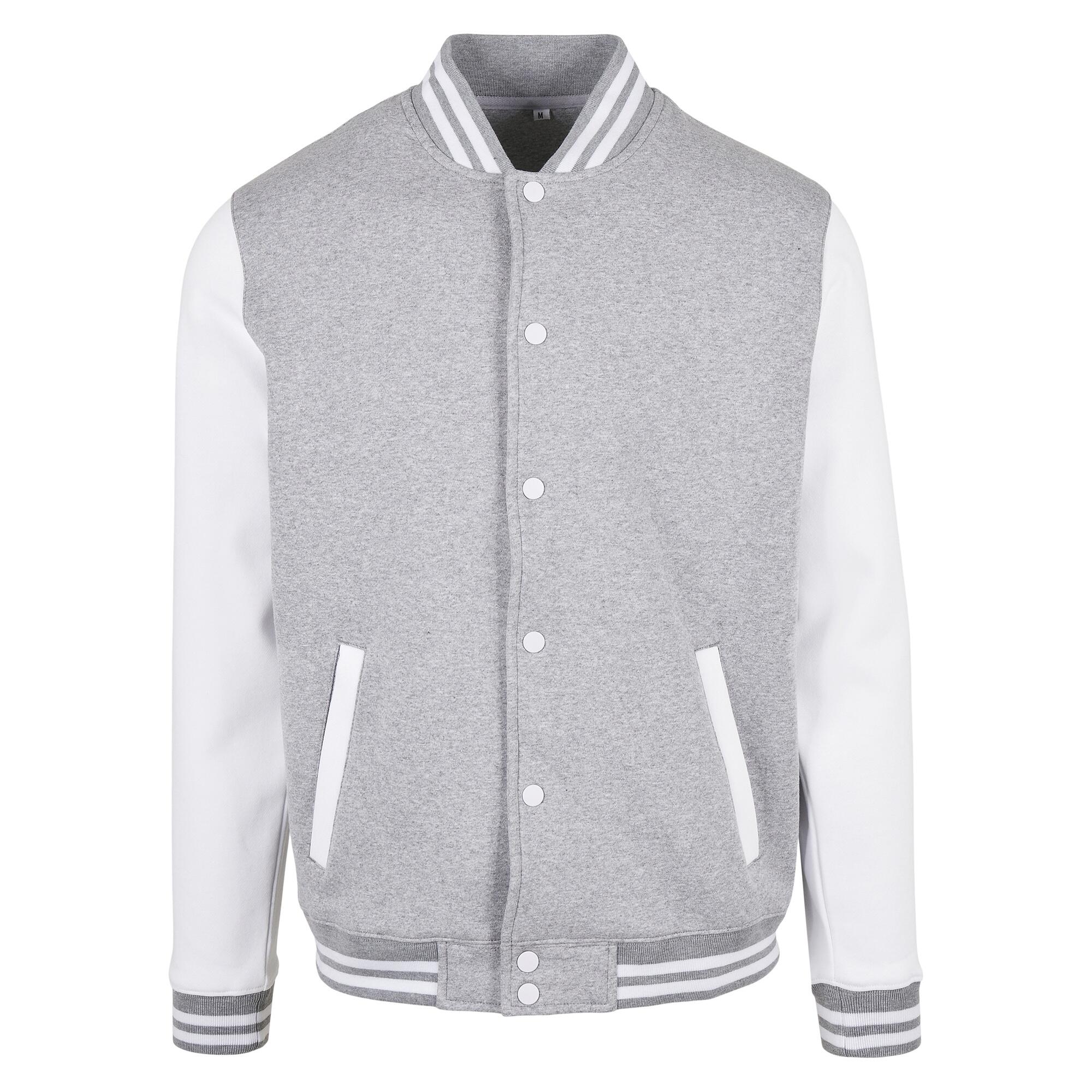 Build Your Brand Mens Basic College Jacket