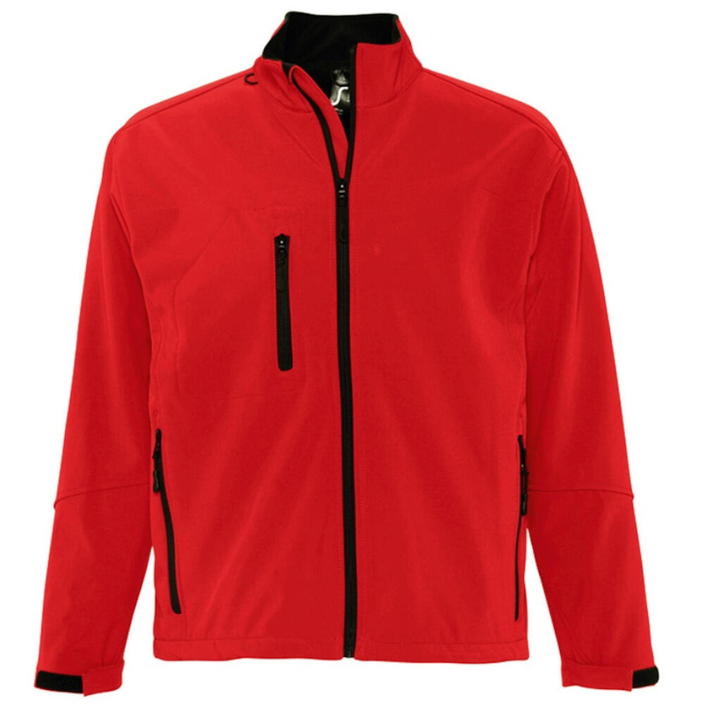 SOLS Mens Relax Soft Shell Jacket (Breathable, Windproof And Water Resistant)