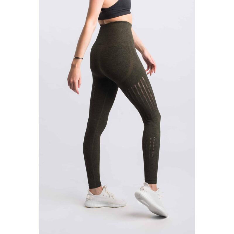 Motion Seamless Legging Fitness - Mujer - Ejército