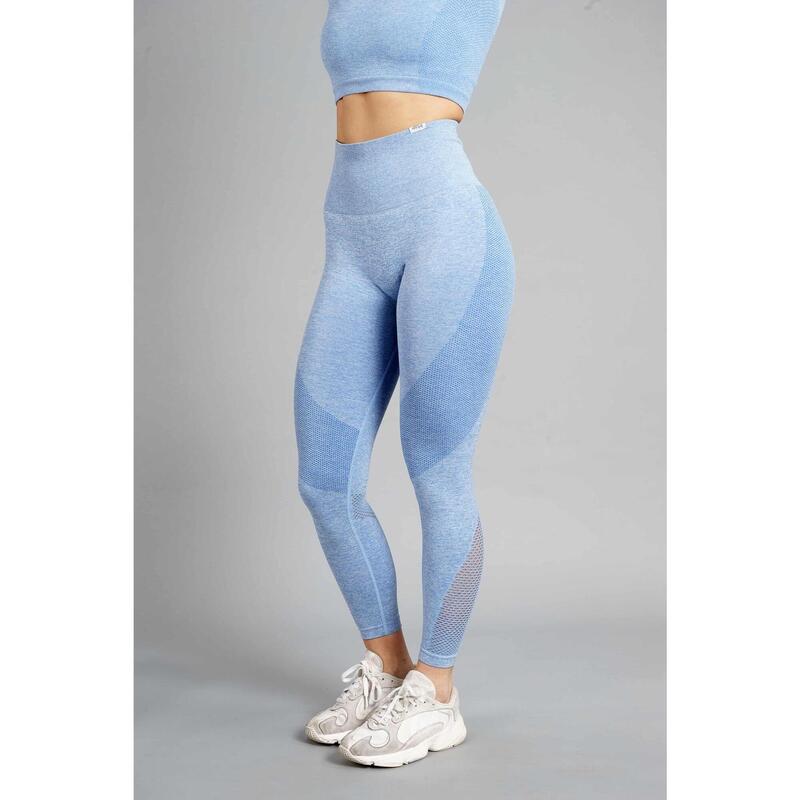 Pulse Seamless Legging Fitness - Dames - Blauw