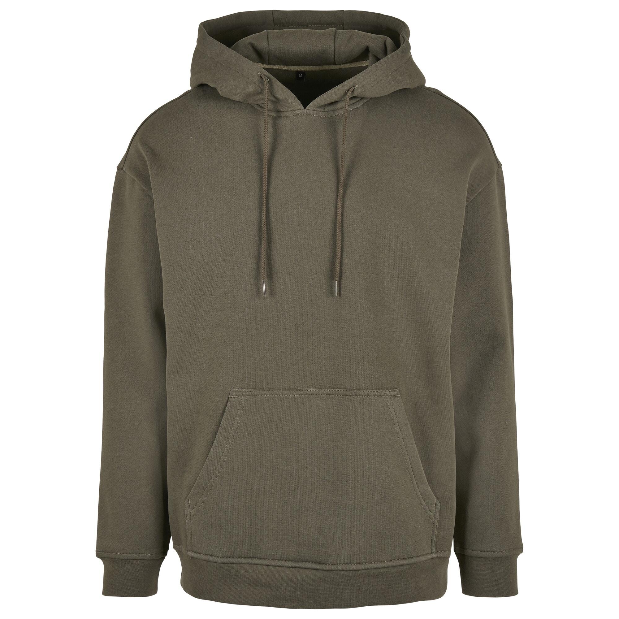Build Your Brand Mens Basic Oversized Hoodie