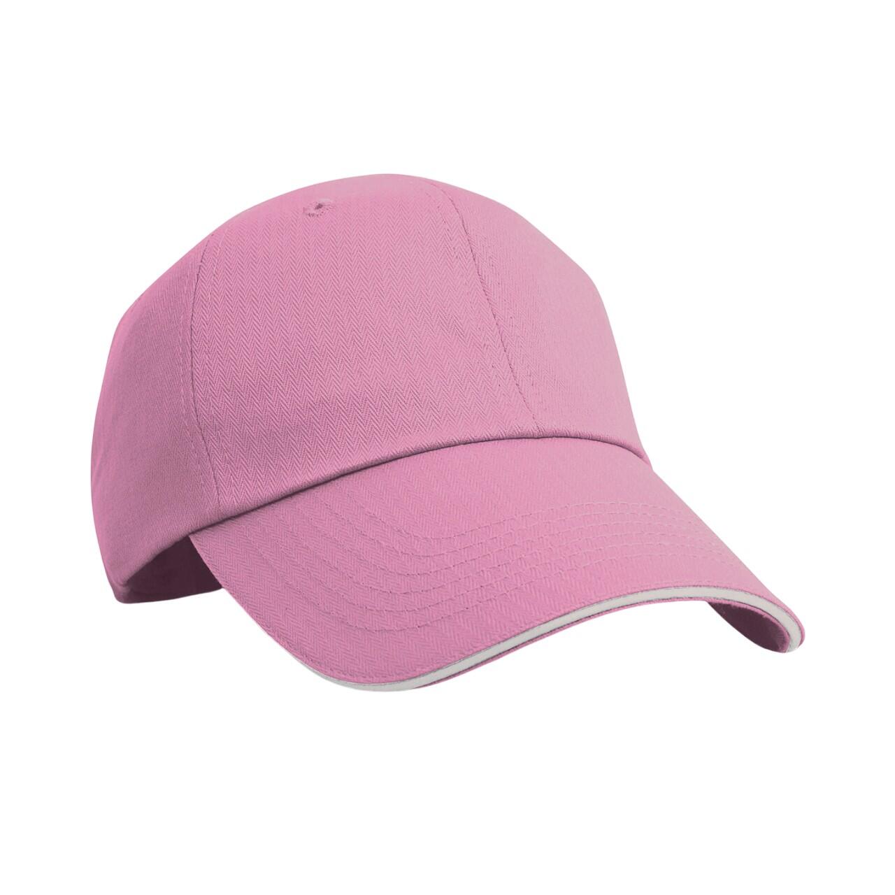 Result Headwear Herringbone Sandwich Peak Baseball Cap