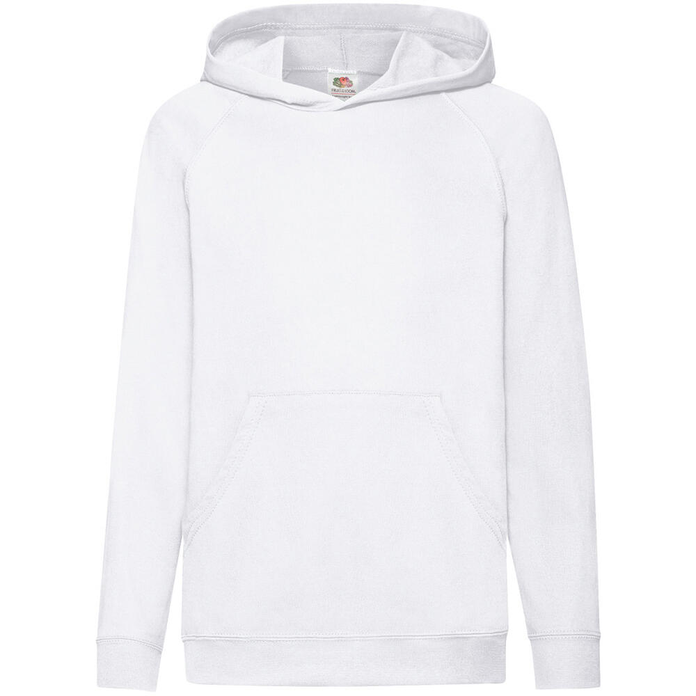 Fruit Of The Loom Childrens Unisex Lightweight Hooded Sweatshirt / Hoodie