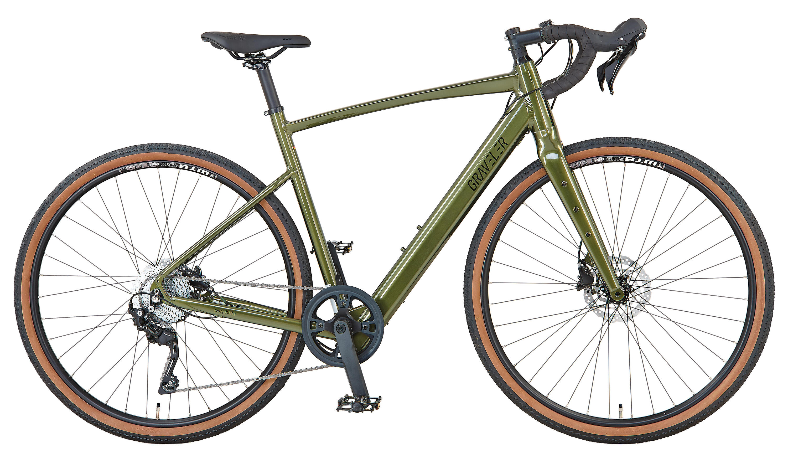 PROPHETE De Prophete Graveler 1.0 Gravel E-Bike met 28 inch wielen