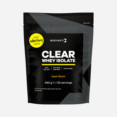 BODY&FIT Clear Whey Isolate - Eiwit Limonade - Lemon - 540 gram