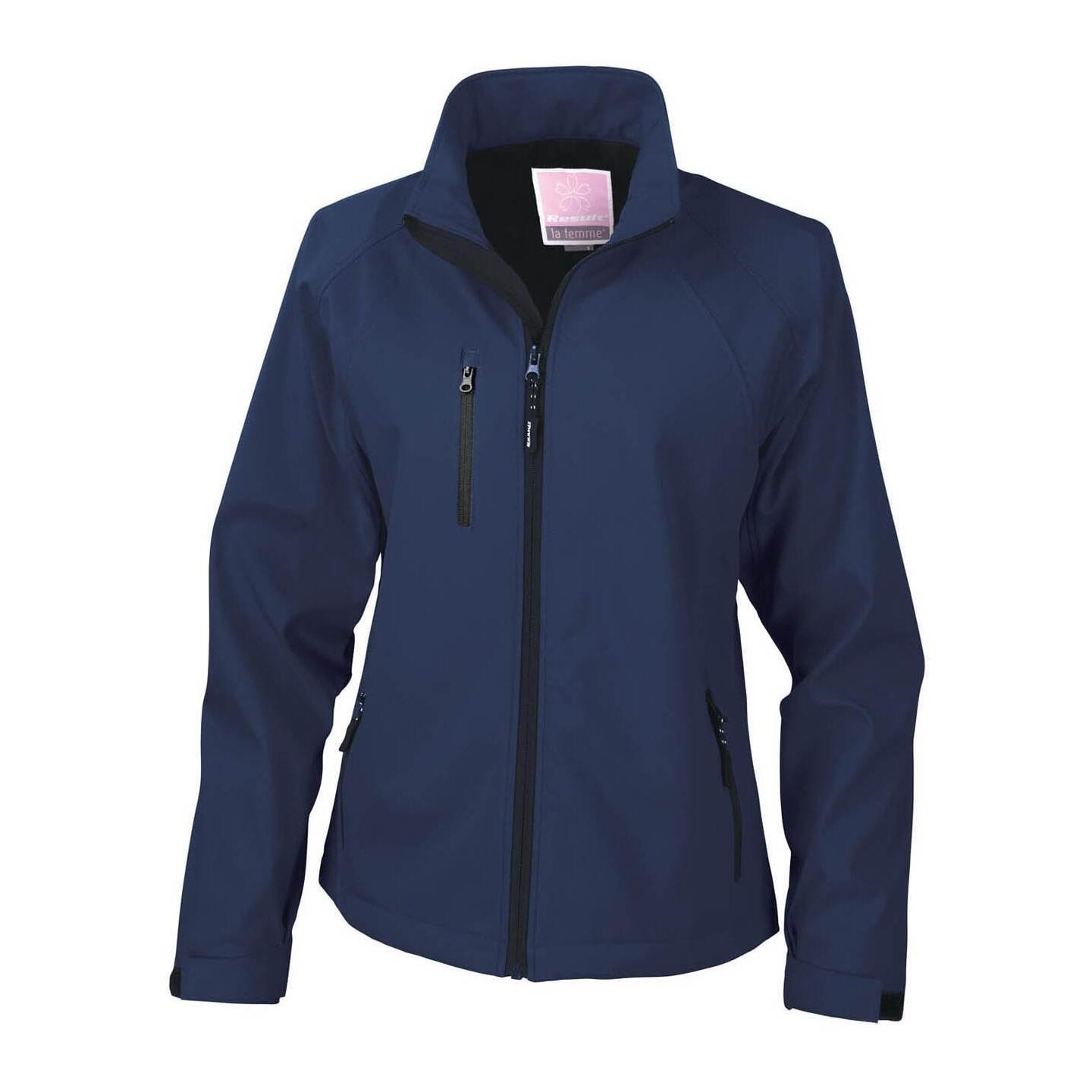 Result Ladies/Womens La Femme® 2 Layer Base Softshell Breathable Wind Resistant