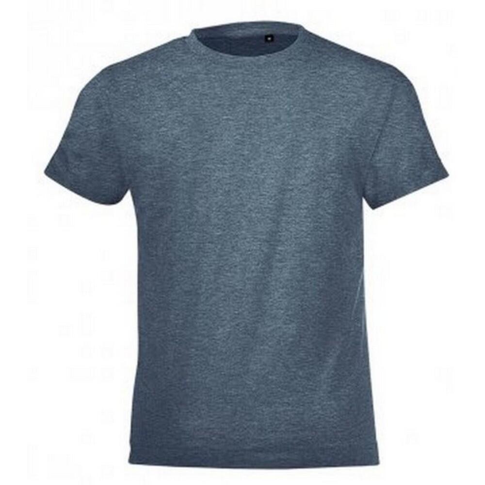 SOLS Childrens/Kids Regent Short Sleeve Fitted T-Shirt