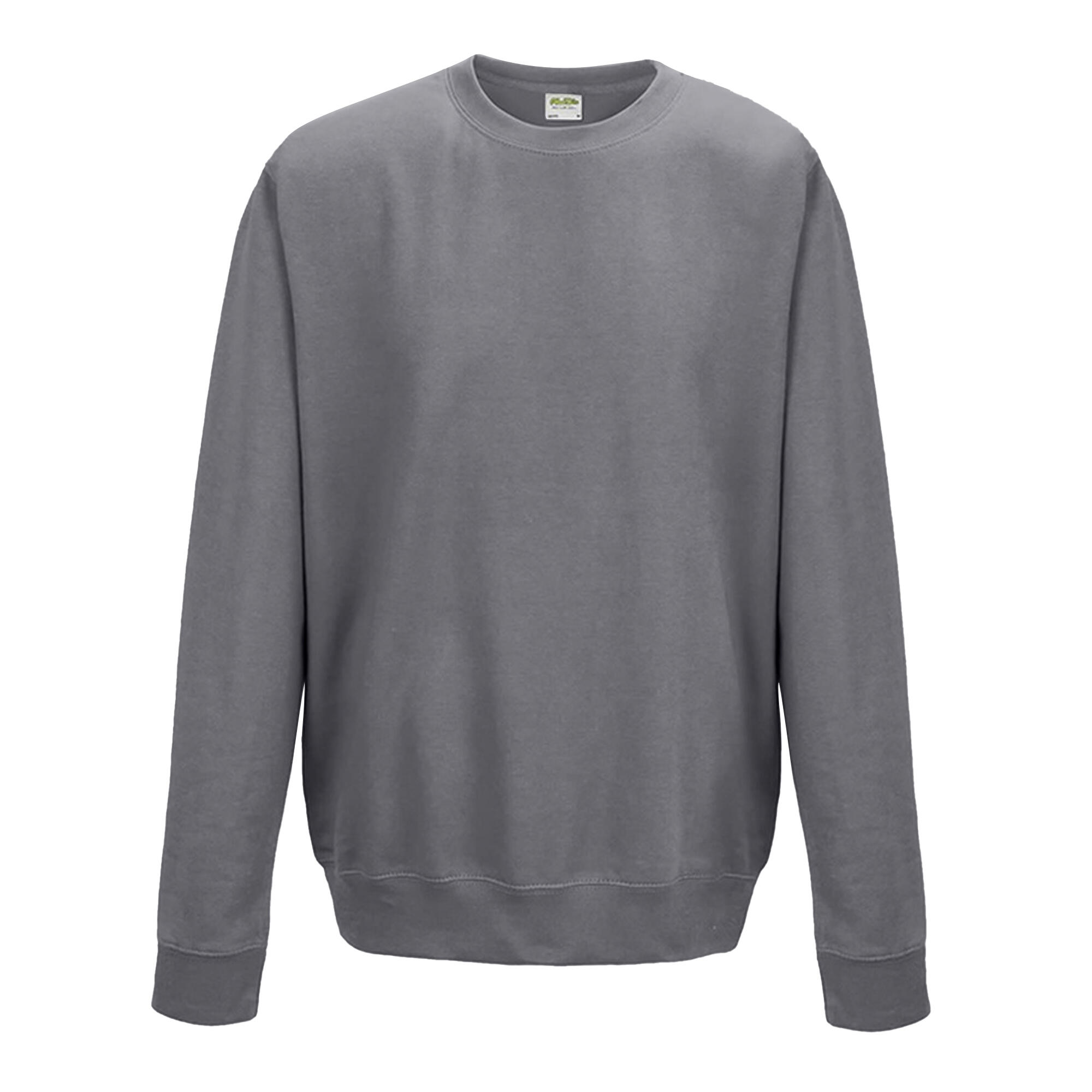 AWDis Just Hoods AWDis Unisex Crew Neck Plain Sweatshirt (280 GSM)