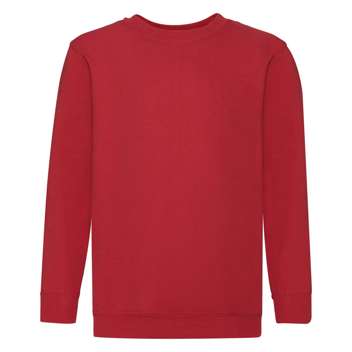 Fruit Of The Loom Childrens Unisex Set In Sleeve Sweatshirt