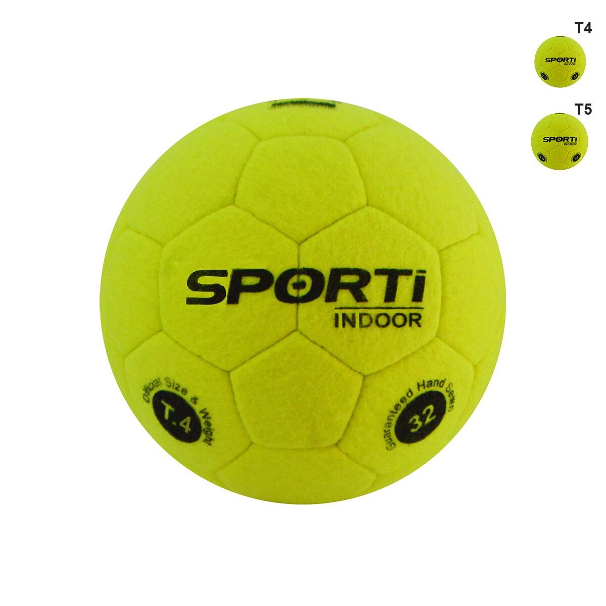 Sporti France - Ballon De Football Indoor - Ballon De Foot - Jaune - 5 - Decathlon