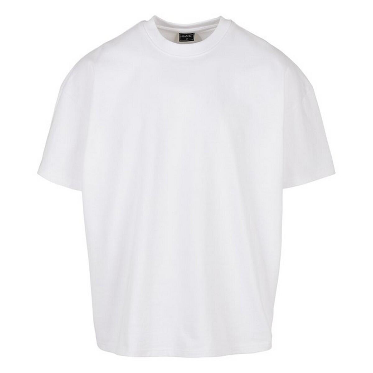 Build Your Brand Mens Plain Ultra Heavyweight T-Shirt