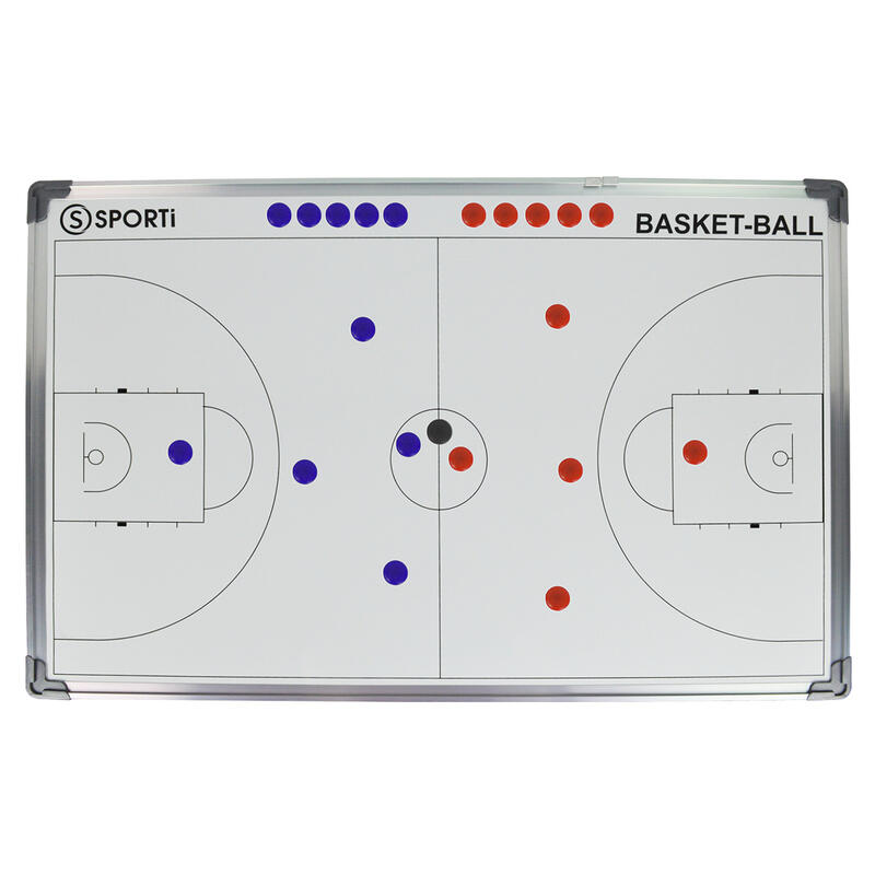 Basketbal tactisch bord 60x90cm Sporti France