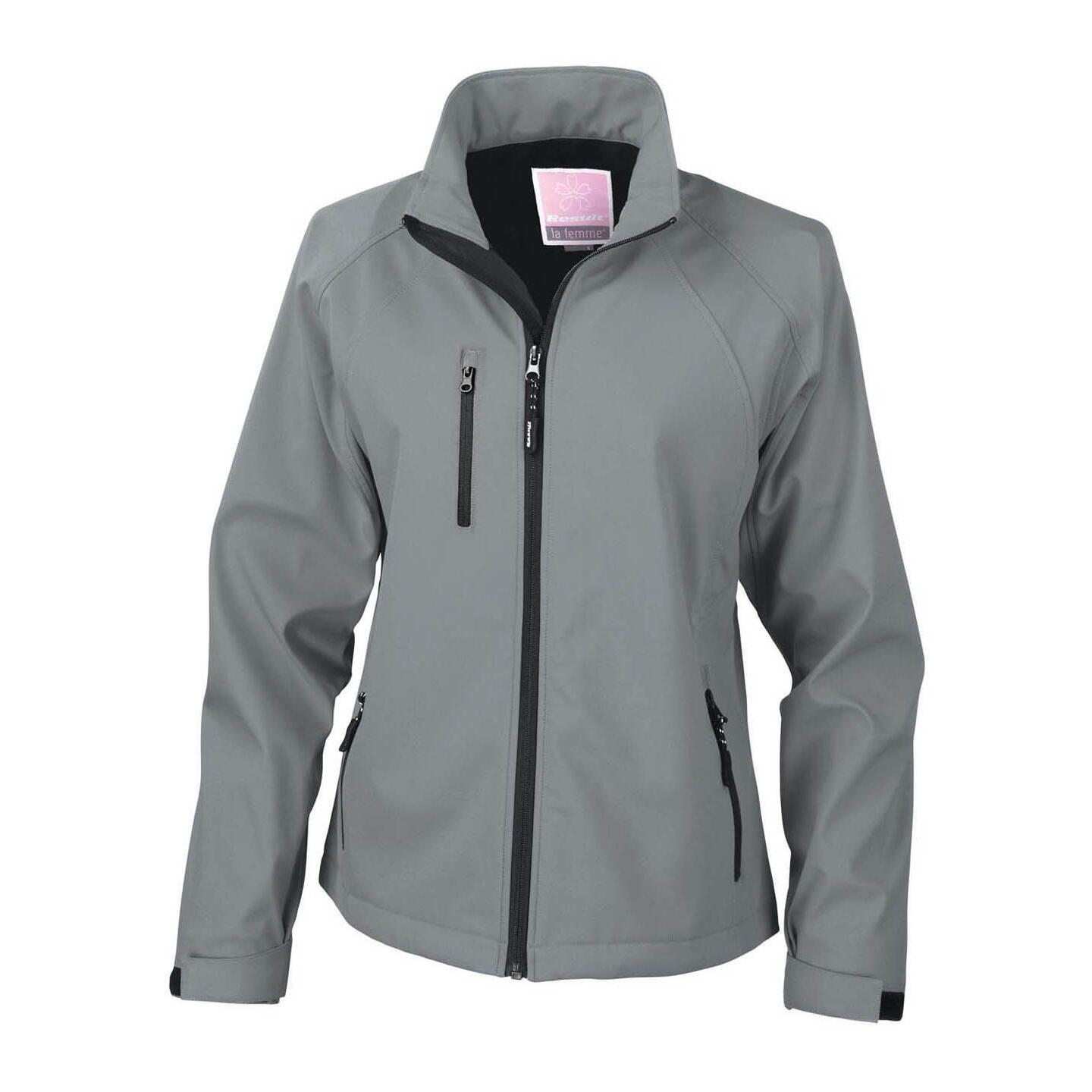 Result Ladies/Womens La Femme® 2 Layer Base Softshell Breathable Wind Resistant
