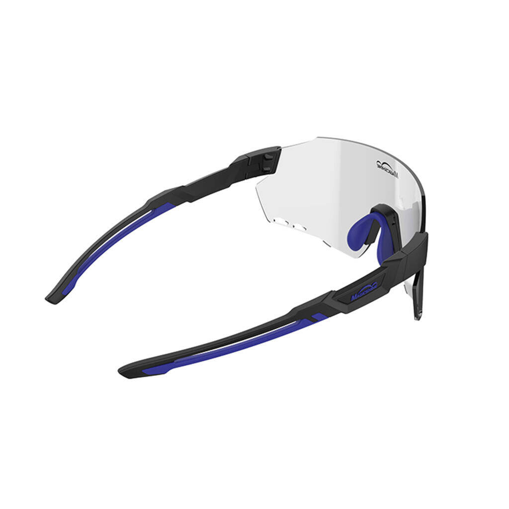 Magicshine Windbreaker Photochromic Sunglasses-Black/Blue -  2