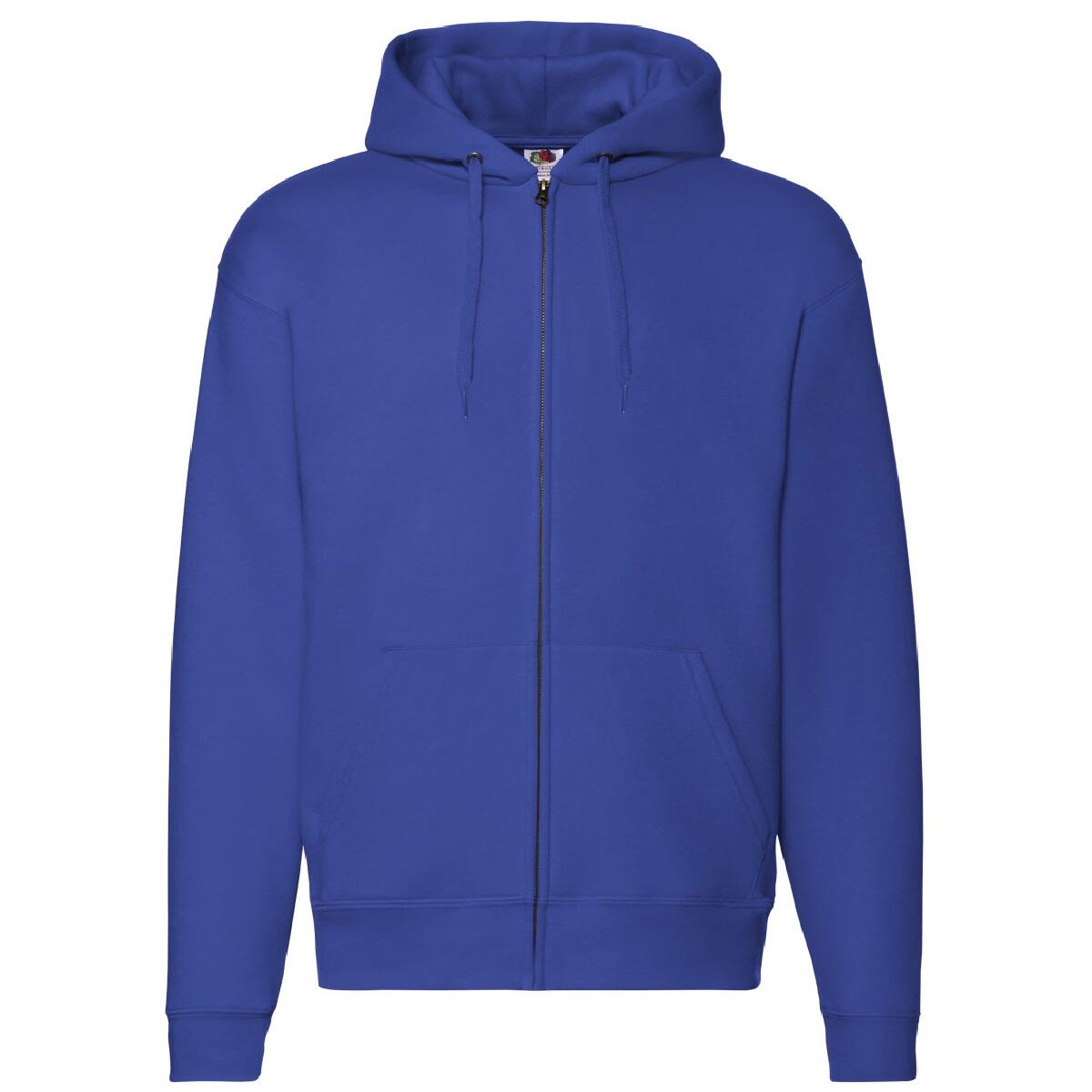 Fruit Of The Loom Mens Zip Through Hooded Sweatshirt / Hoodie