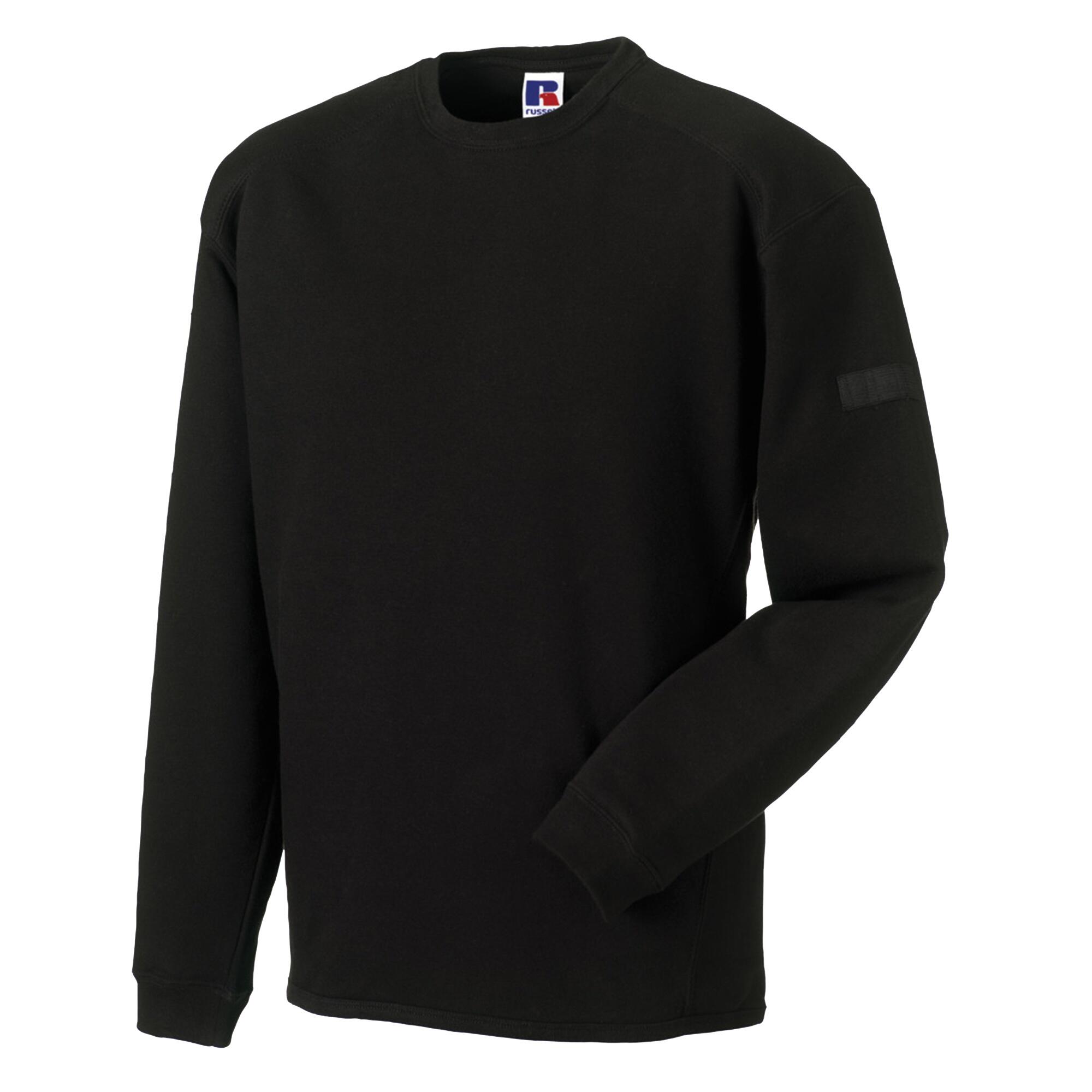 Russell Workwear Mens Crew Neck Set In Sweatshirt Top