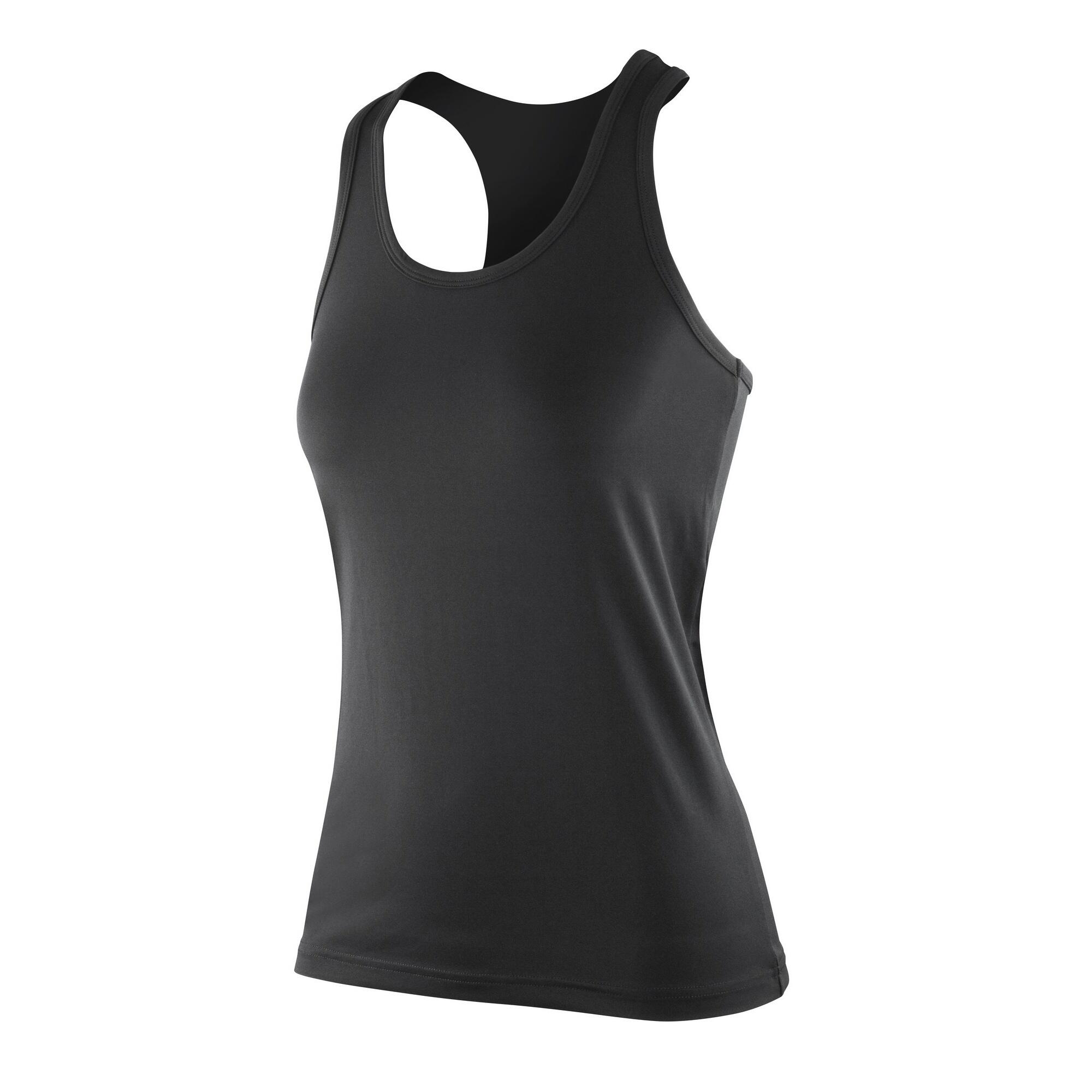 Spiro Womens/Ladies Impact Softex Sleeveless Fitness Vest Top