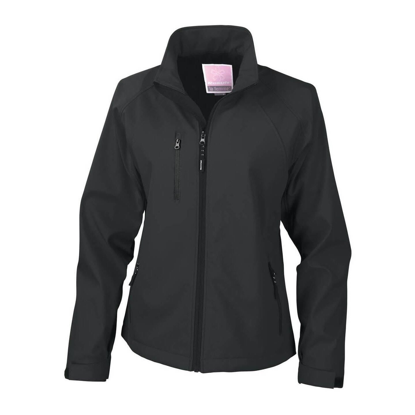 Result Ladies/Womens La Femme® 2 Layer Base Softshell Breathable Wind Resistant