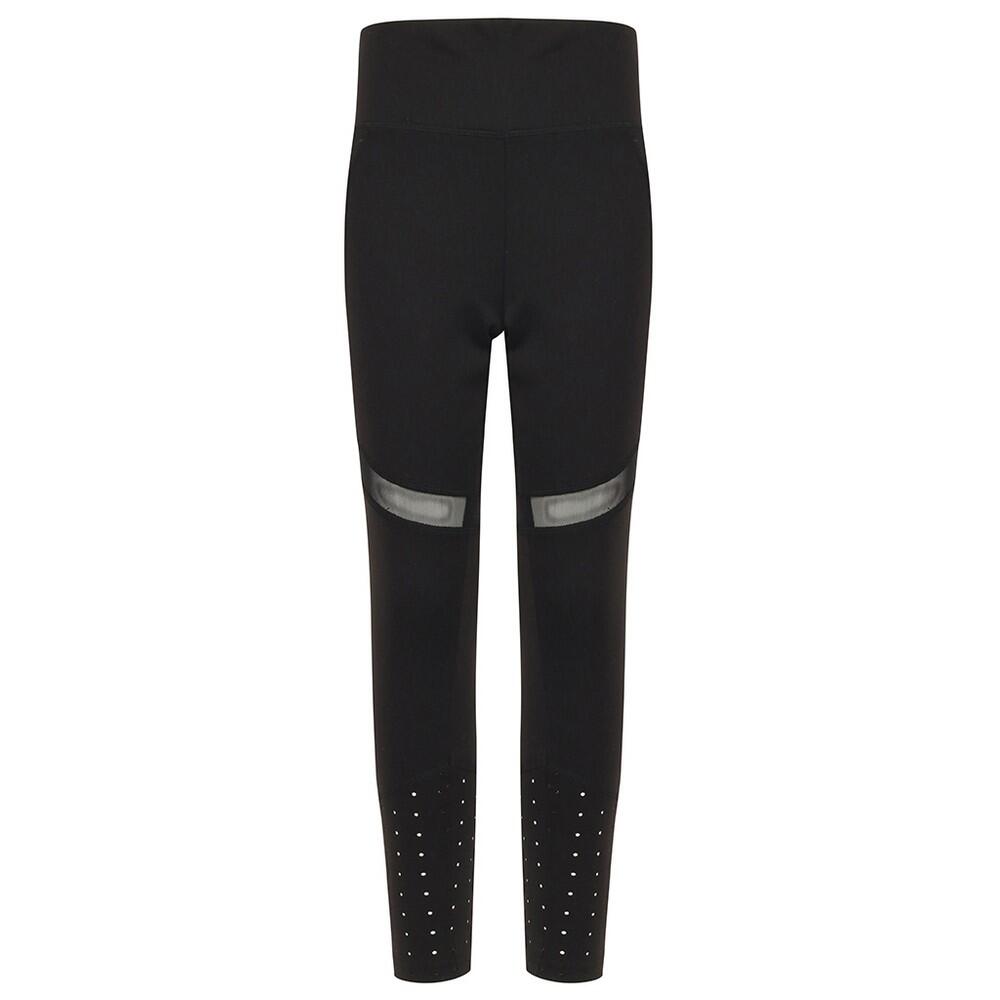 Tombo Kids/Childrens/Girls Panelled Leggings