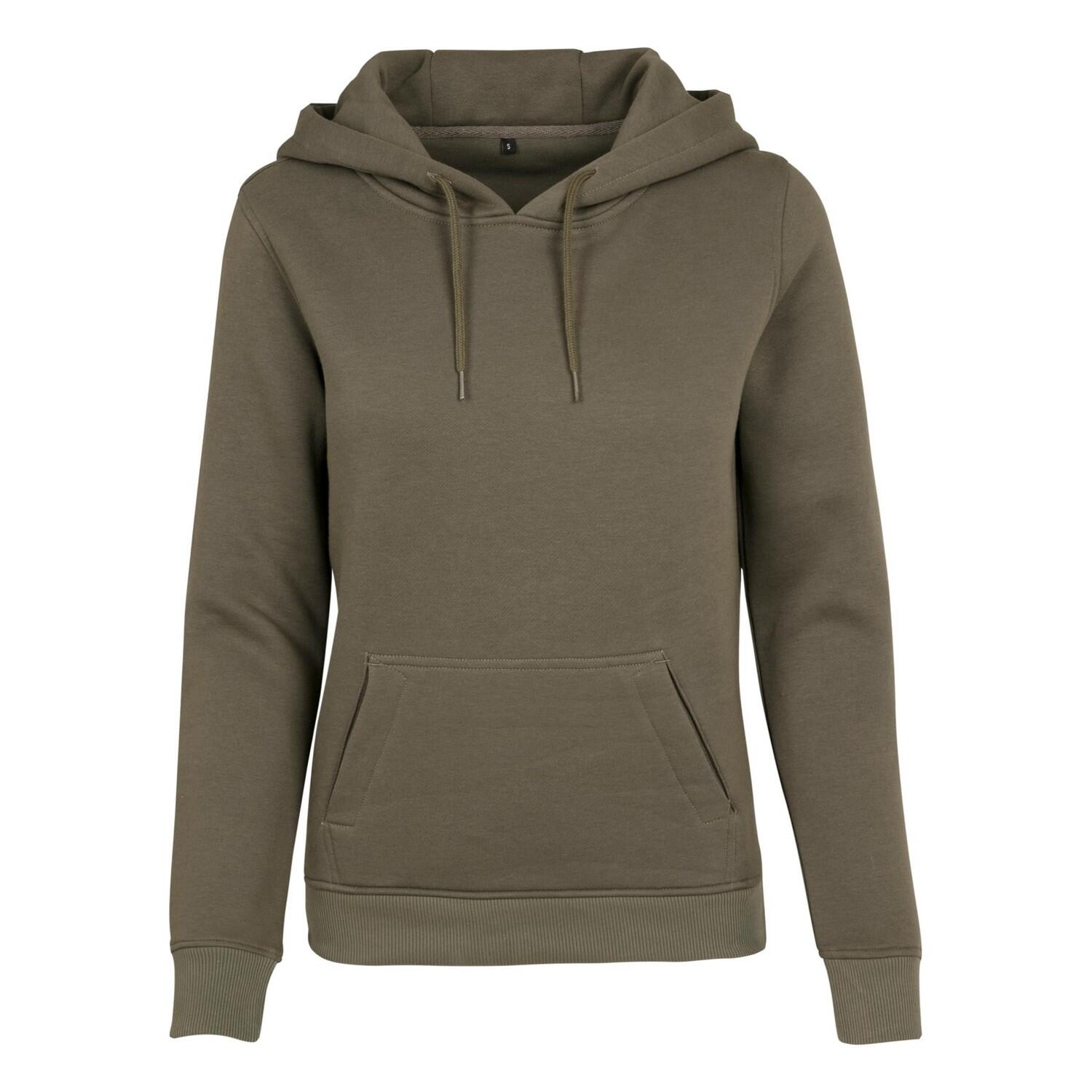 Build Your Brand Womens Heavy Hoody/Sweatshirt