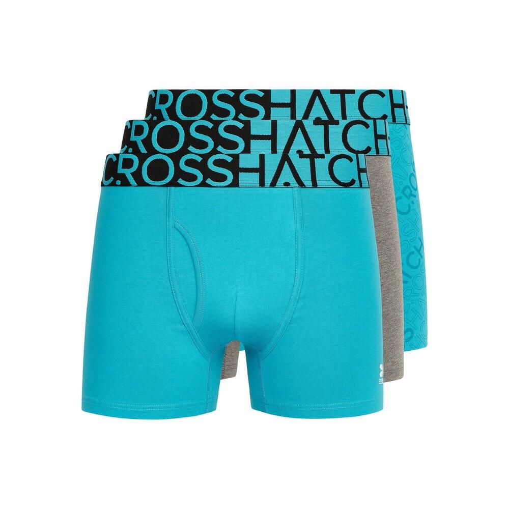 Crosshatch Mens Typan Boxer Shorts (Pack of 3)