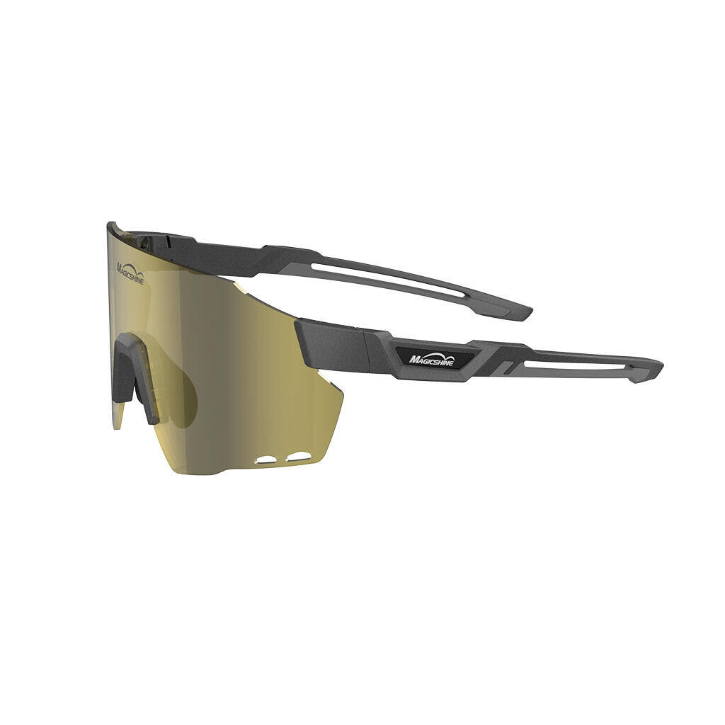 Magicshine Windbreaker Classic Sunglasses-Gold -  1