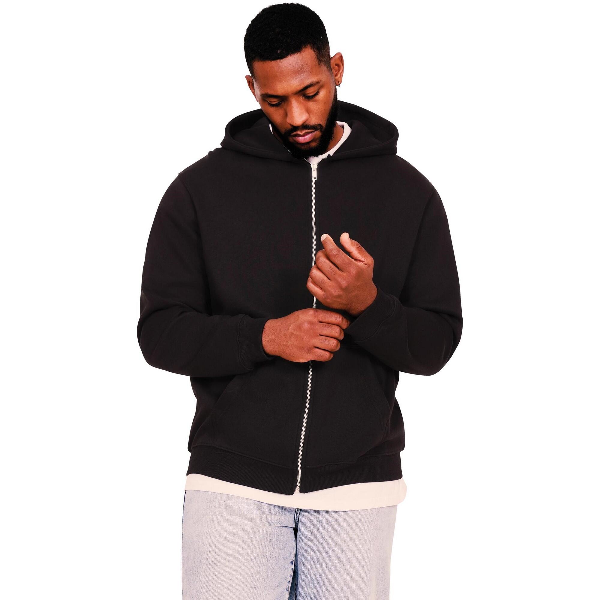 Casual Classics Mens Core Ringspun Cotton Full Zip Hoodie