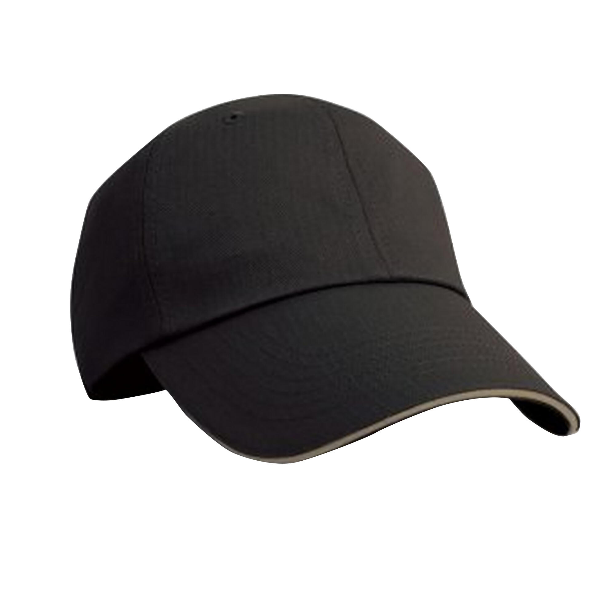 Result Unisex Herringbone Contrast Colour Sandwich Peak Baseball Cap