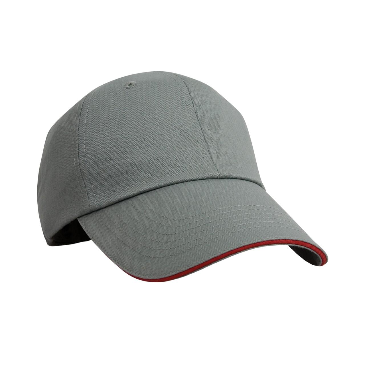 Result Headwear Herringbone Sandwich Peak Baseball Cap