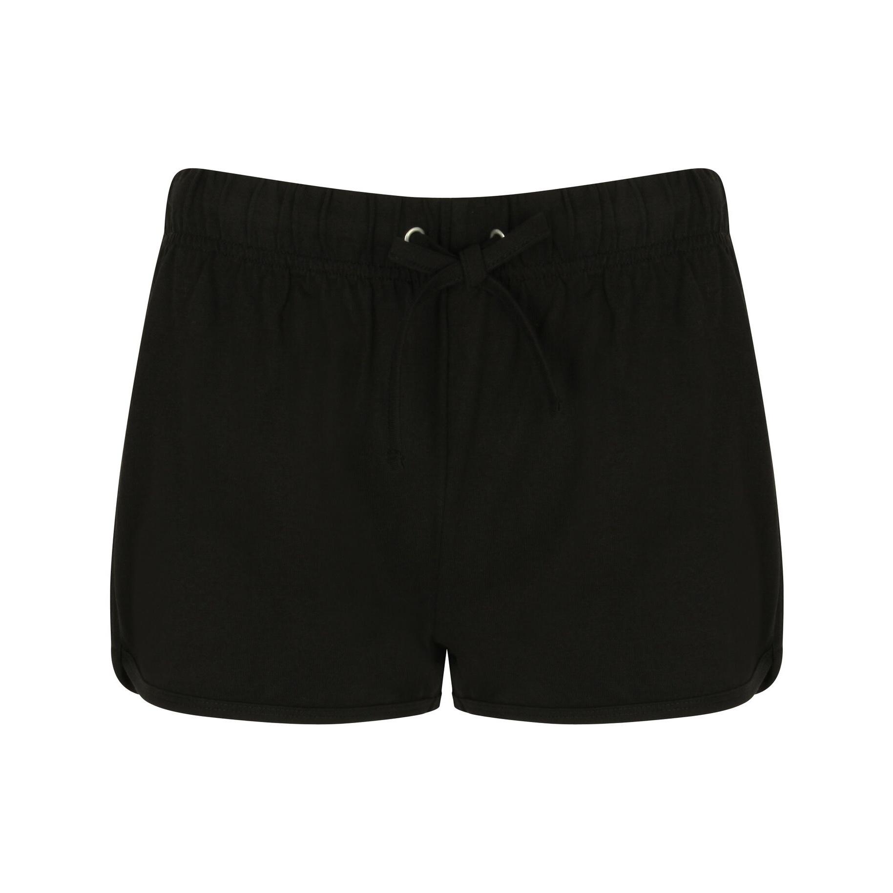 Skinni Fit Womens/Ladies Retro Training / Fitness Sports Shorts