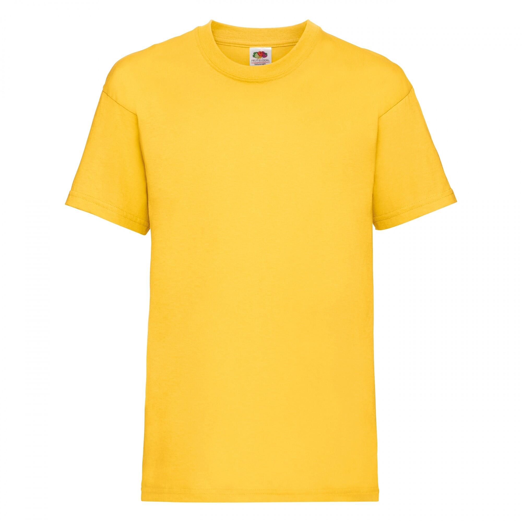Fruit Of The Loom Childrens/Kids Unisex Valueweight Short Sleeve T-Shirt (Pack