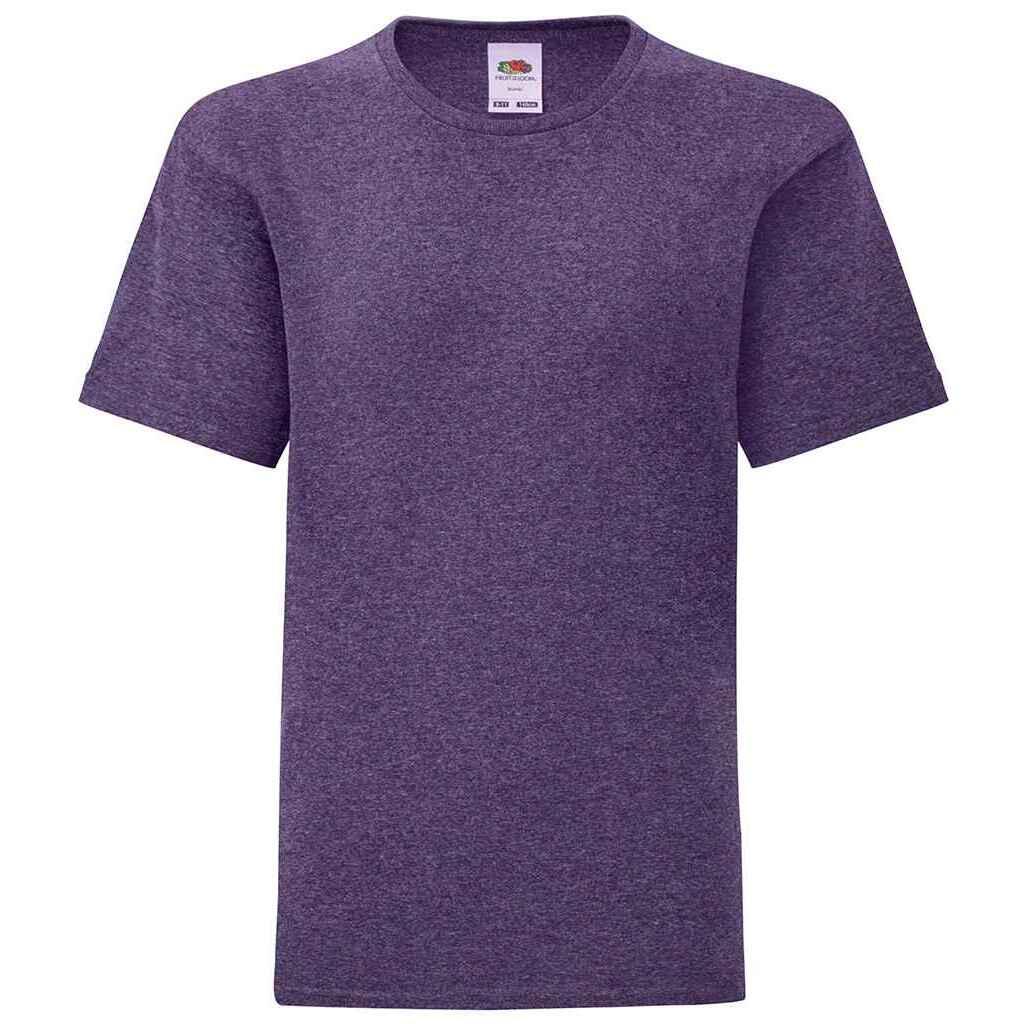 Fruit of the Loom Childrens/Kids Iconic Heather T-Shirt