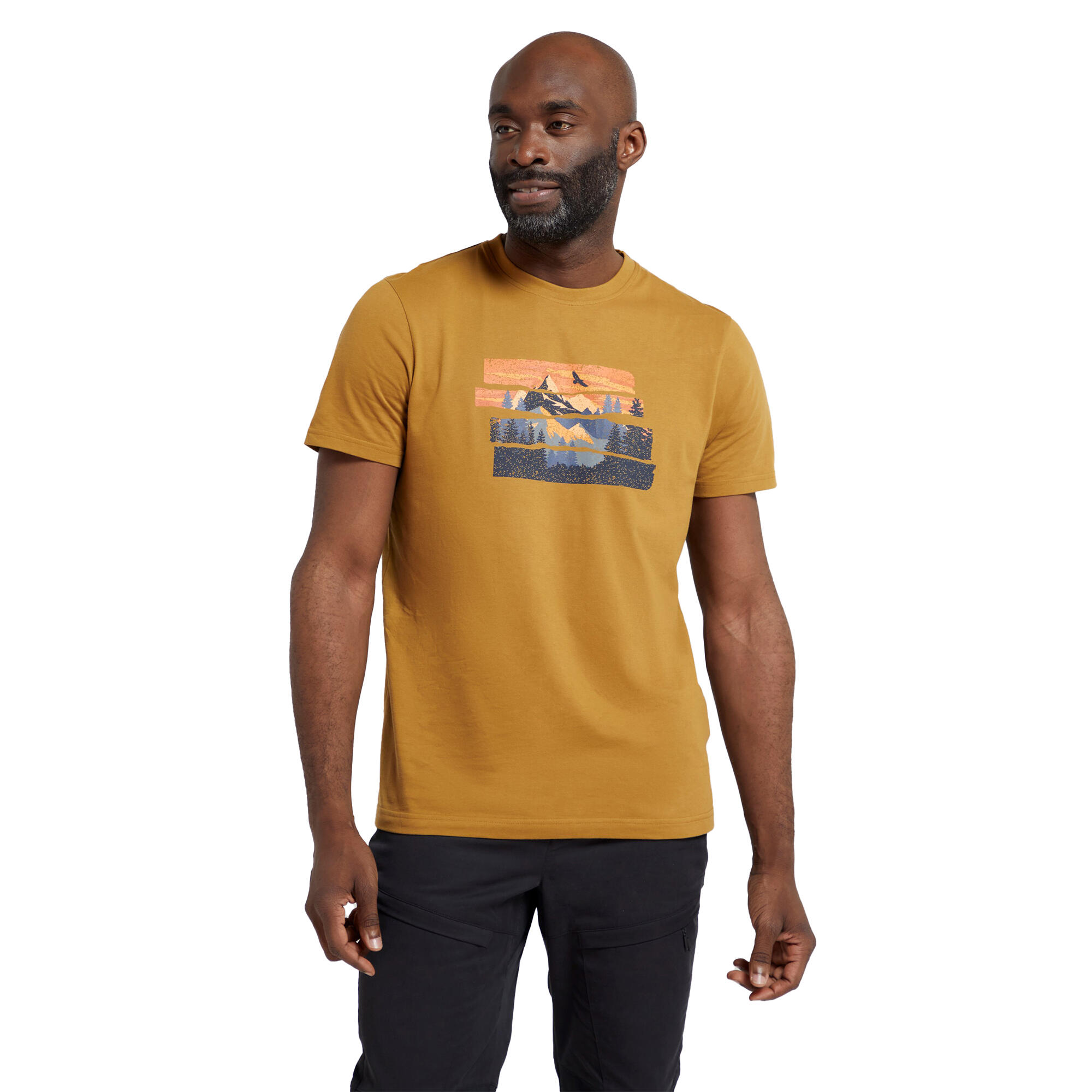 Mountain Warehouse Mens Mountain Explorer Organic Cotton T-Shirt