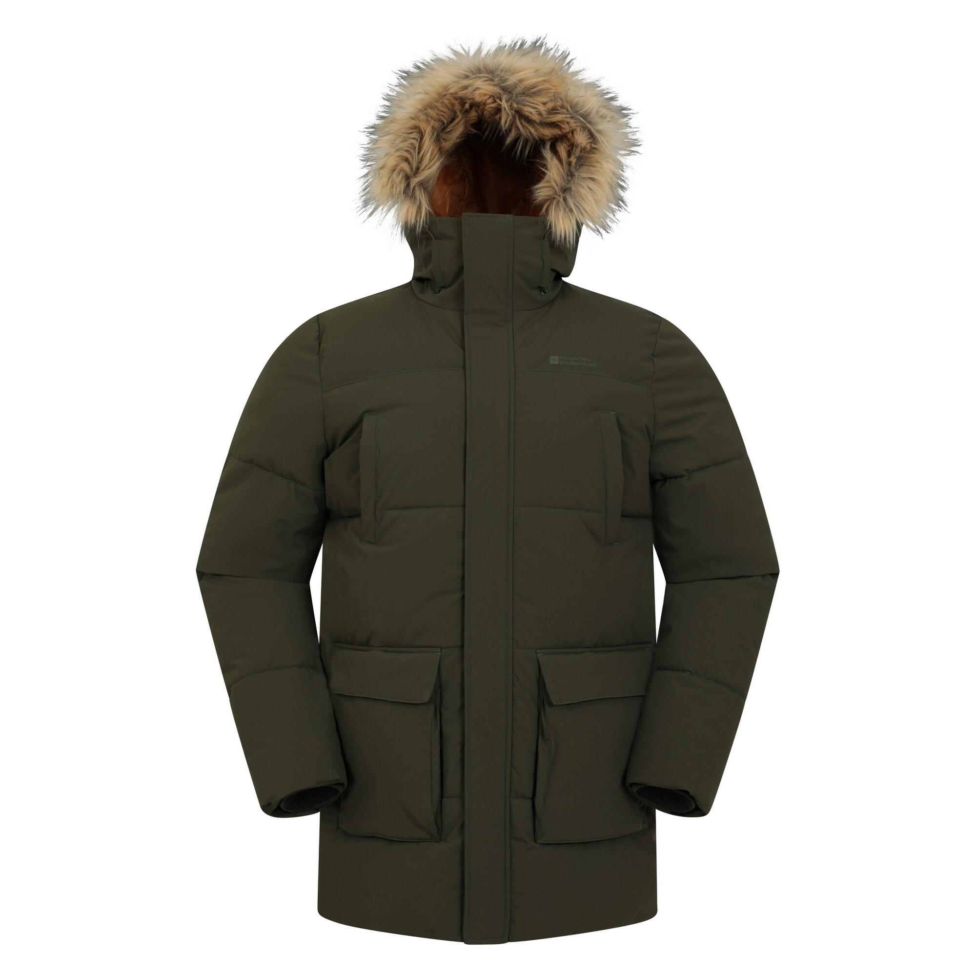 Mountain Warehouse Mens Fern Water Resistant Padded Parka