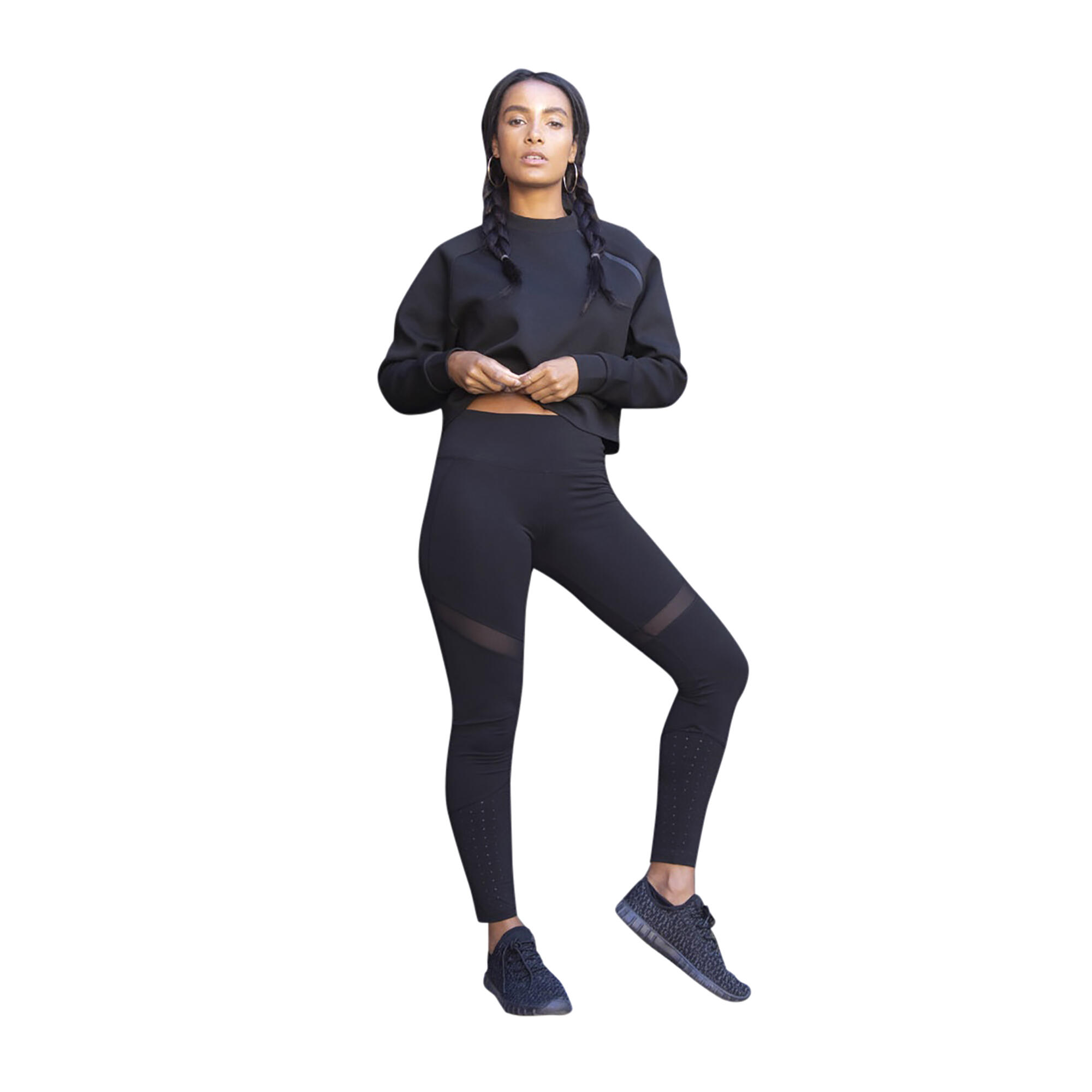 Tombo Womens/Ladies Panelled Leggings