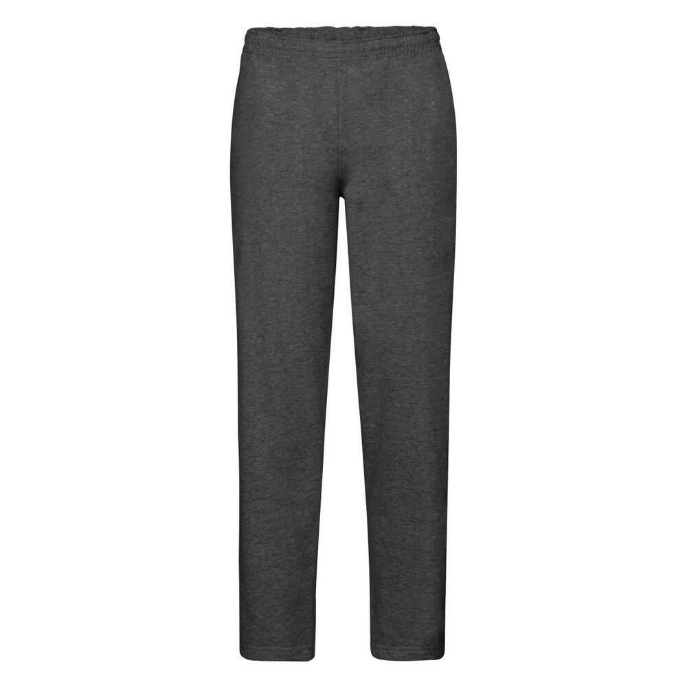 Fruit Of The Loom Mens Open Hem Jog Pants / Jogging Bottoms