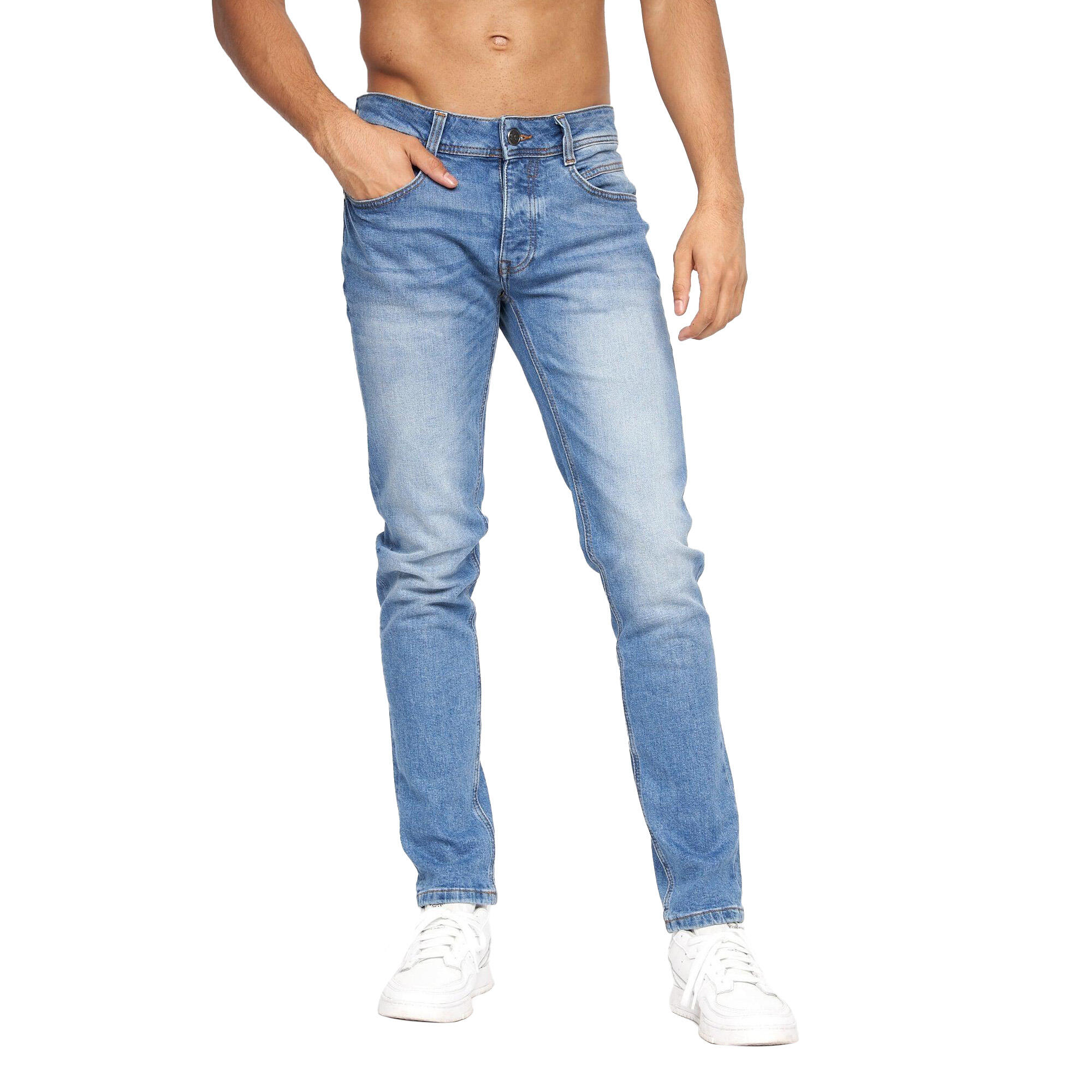 Crosshatch Mens Malcolm Slim Jeans