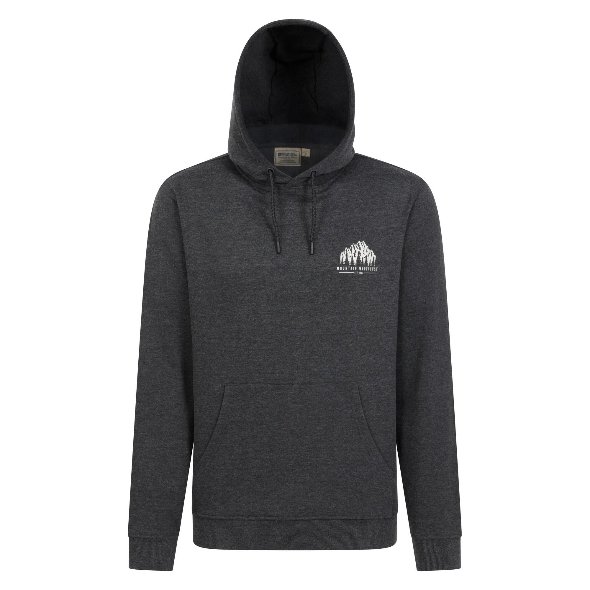 Mountain Warehouse Mens Adventure Mountain Drawstring Hoodie