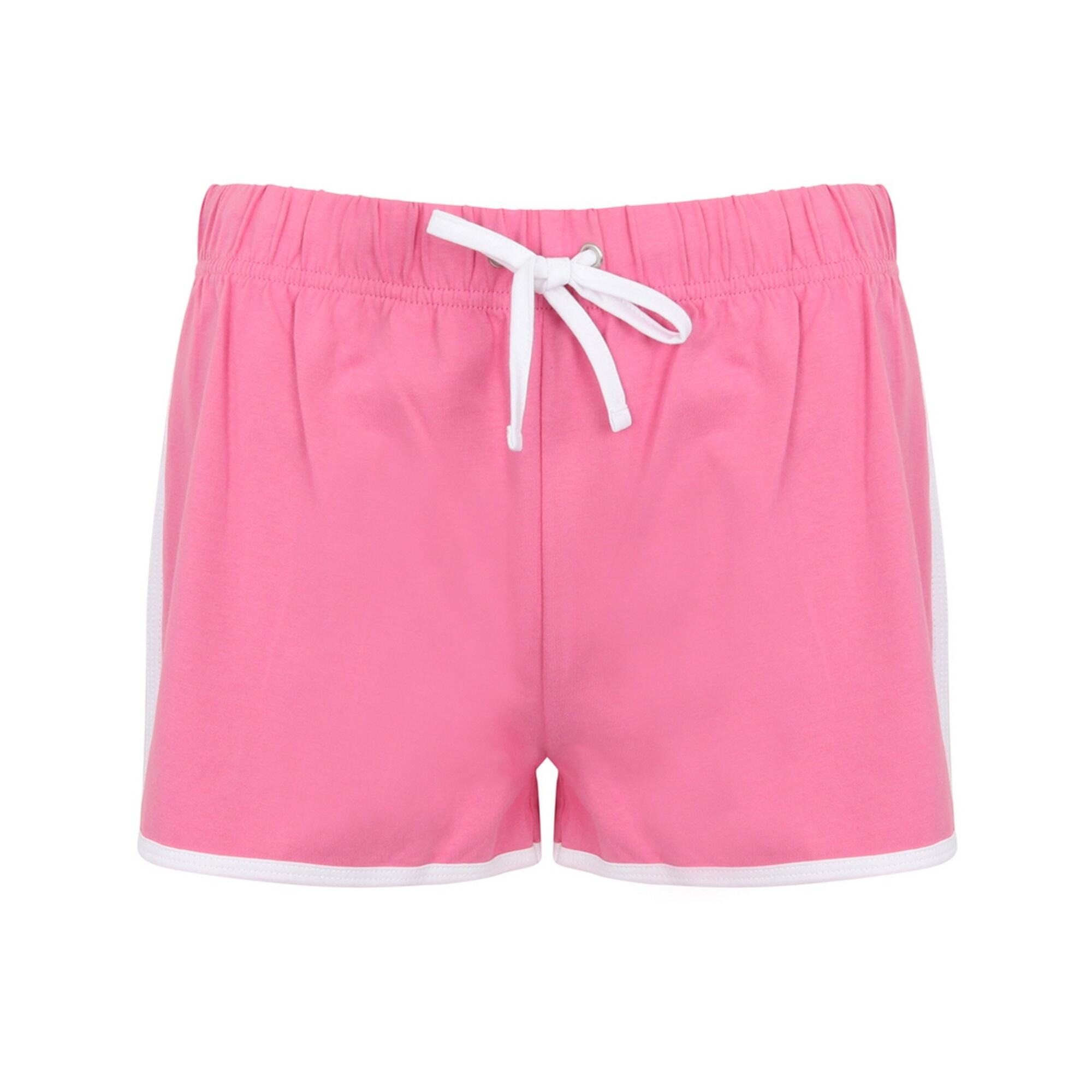 Skinni Fit Womens/Ladies Retro Shorts