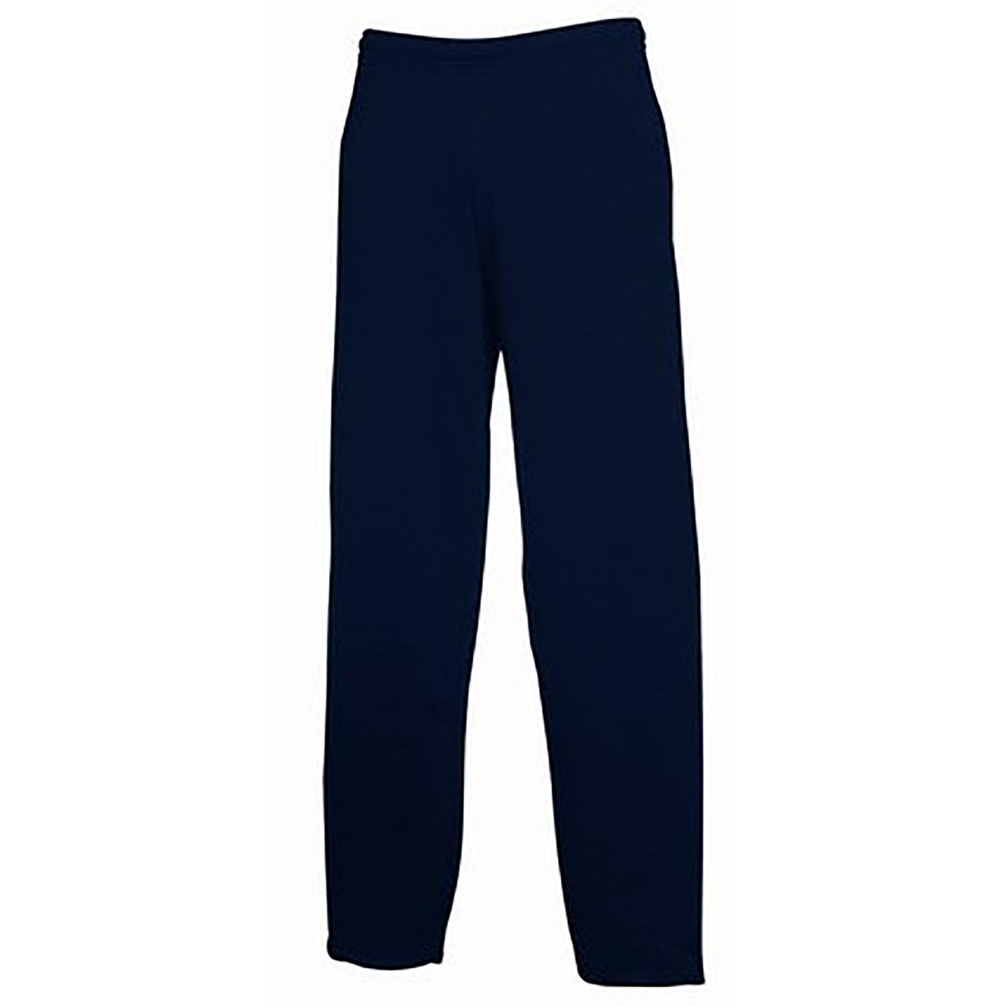 Fruit Of The Loom Mens Open Hem Jog Pants / Jogging Bottoms