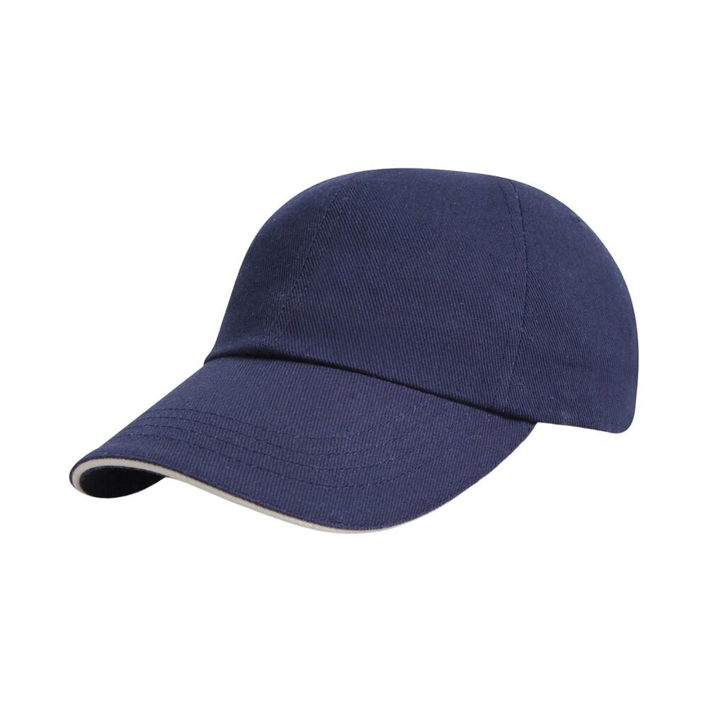 Result Mens Heavy Brushed Cotton Sandwich Peak Baseball Cap