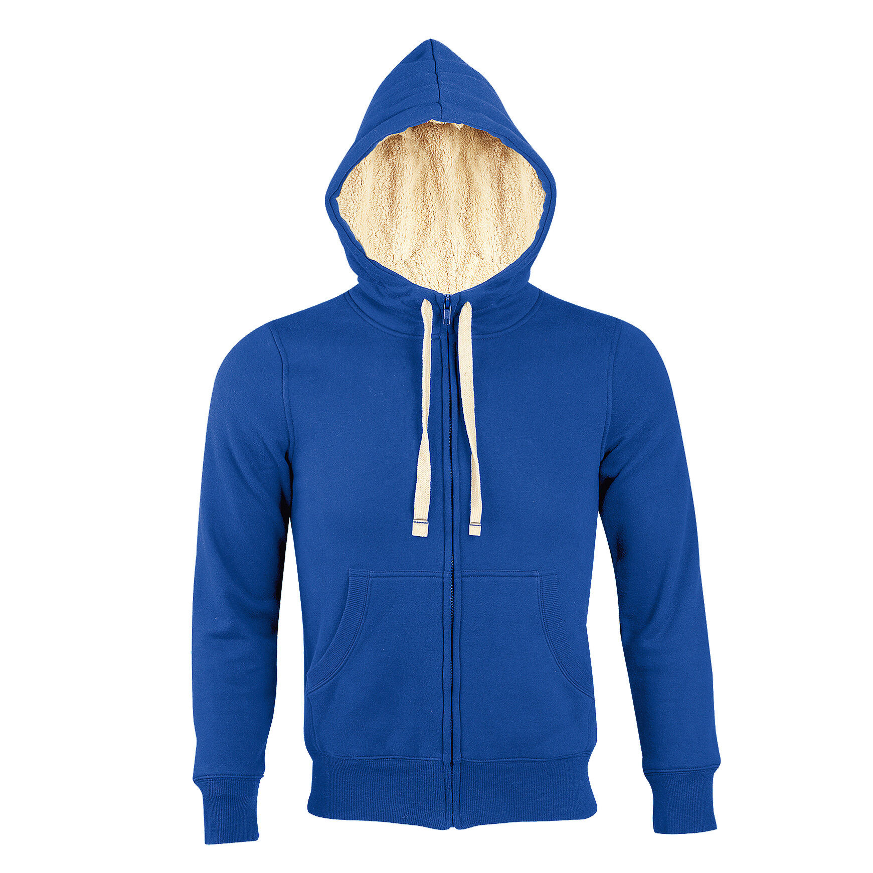 SOLS Sherpa Unisex Zip-Up Hooded Sweatshirt / Hoodie
