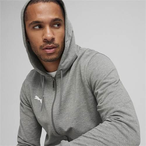 Heren Team Doel Hoodie (Grijs/zilver) 4/7