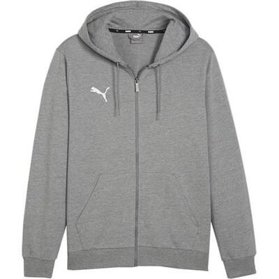 PUMA Herren teamGOAL Casuals Hooded Jacket Sweatshirt Pullover 658595 Grau